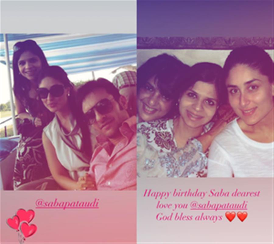 Kareena wishes &#39;Saba dearest&#39; on her 48th b&#39;day, shares throwback pics